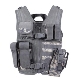 Rothco Kid's Tactical Cross Draw MOLLE Vest - ACU Digital Camo
