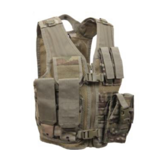 Rothco Kid's Tactical Cross Draw Paintball and Airsoft Vest - MultiCam