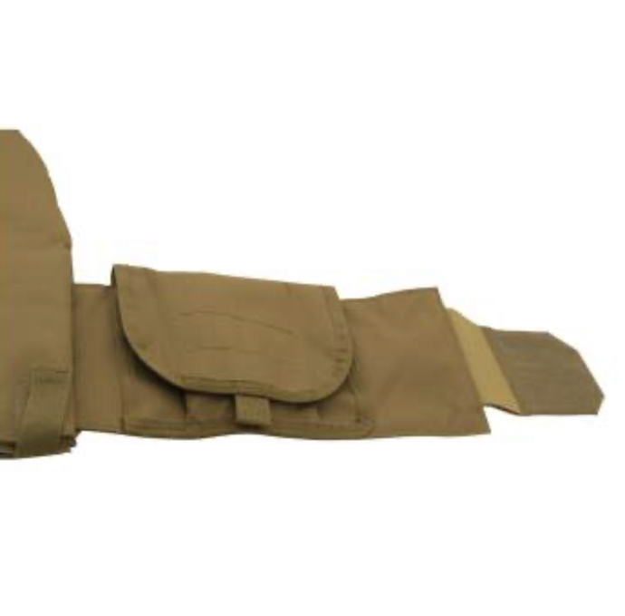 Rothco Laser Cut MOLLE Plate Carrier Vest - Coyote Brown - Image 6