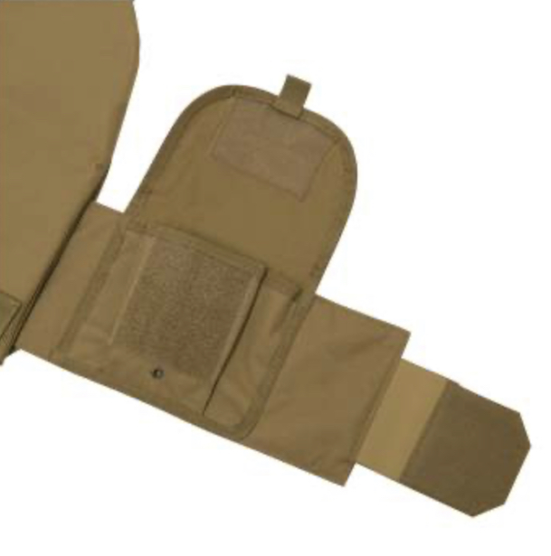 Rothco Laser Cut MOLLE Plate Carrier Vest - Coyote Brown - Image 7