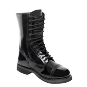 Rothco Genuine Leather Army Jump Boots - 10 Inch Tall Black