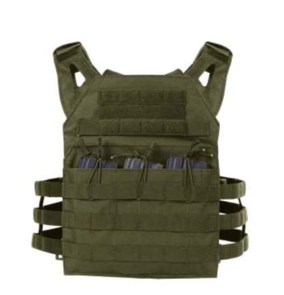 Rothco Lightweight Armor Plate Carrier Vest - Olive Drab - Image 2