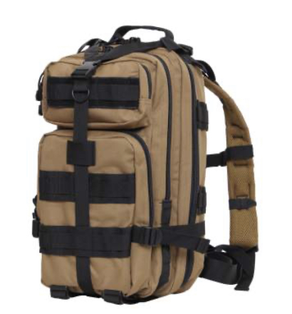 Rothco Medium Transport Pack - Coyote Brown / Black - Image 2