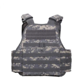 Rothco Tactical MOLLE Plate Carrier Vest - Black Camo
