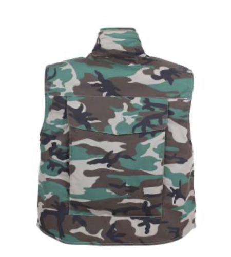 Rothco Ranger Vests - Woodland Camo - Image 2