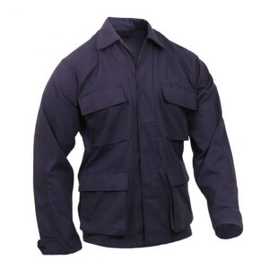 Rothco Rip-Stop BDU Long Sleeve Paintball Shirt Jacket - Navy