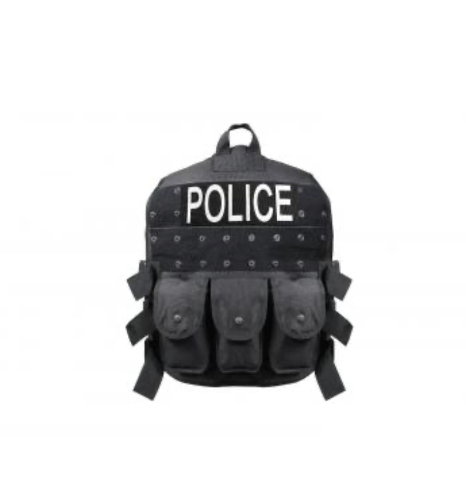 Rothco Tactical Police Raid Vest - Black - Image 2