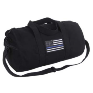 Rothco Thin Blue Line Canvas Shoulder Duffle Bag