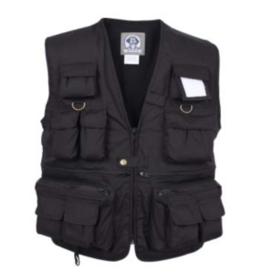 Rothco Deluxe Safari Outback Outdoor Vest - Black