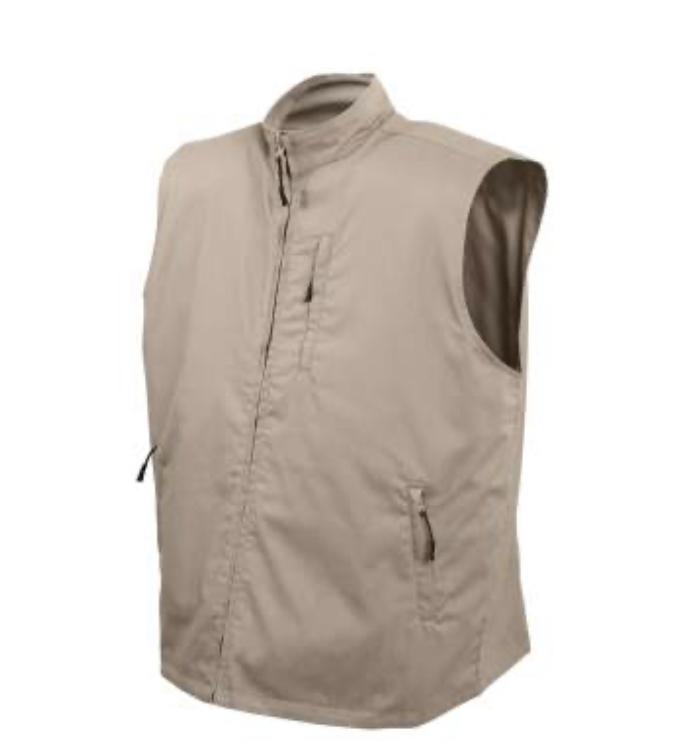 Rothco Undercover Tactical 12 Pocket Travel Vest - Khaki 76600 - Image 2