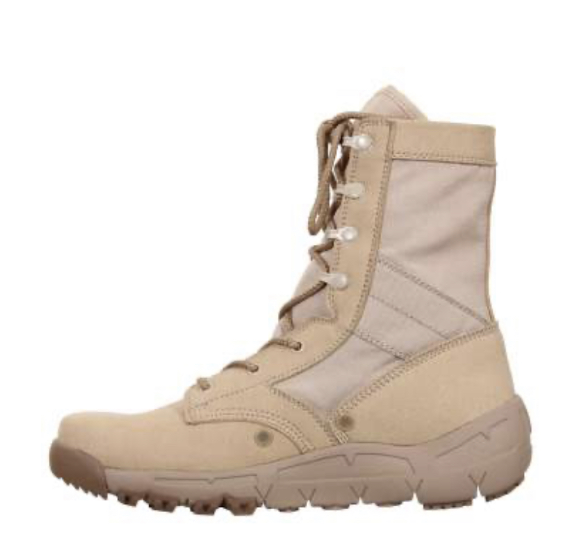 Rothco V-Max Lightweight Tactical Desert Sand Combat Boot - 8 Inch - Desert Sand - Image 2