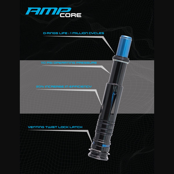 Shocker AMP Paintball Gun - Blue - Image 4