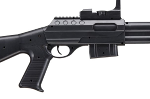 UK Arms Pump Action Shotgun with Scope and Light-M0581B-Black