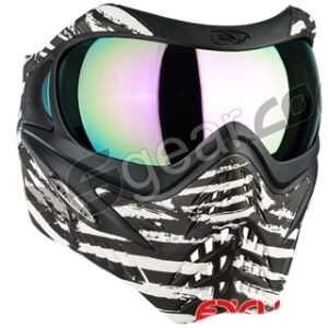 V-Force Grill Paintball Mask - SE Zebra w/ Phantom HDR Lens