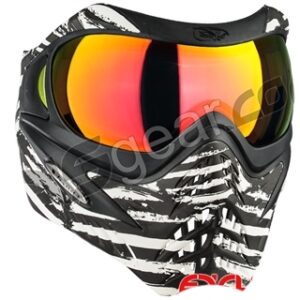 V-Force Grill Paintball Mask - SE Zebra w/ Supernova HDR Lens