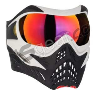 V-Force Grill Paintball Mask - White/Black w/ Metamorph HDR Lens