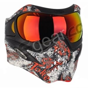 V-Force Grill Paintball Mask w/ HDR Lens - Joker Red
