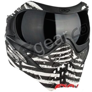 V-Force Grill Paintball Mask - SE Zebra w/ Ninja Black Lens