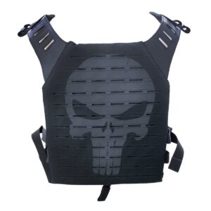 Valken Alpha Laser Cut MOLLE Plate Carrier - Black