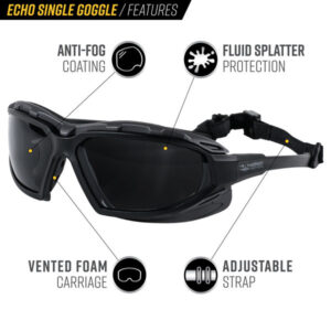 Valken Echo Airsoft Goggles w/Standard Lens