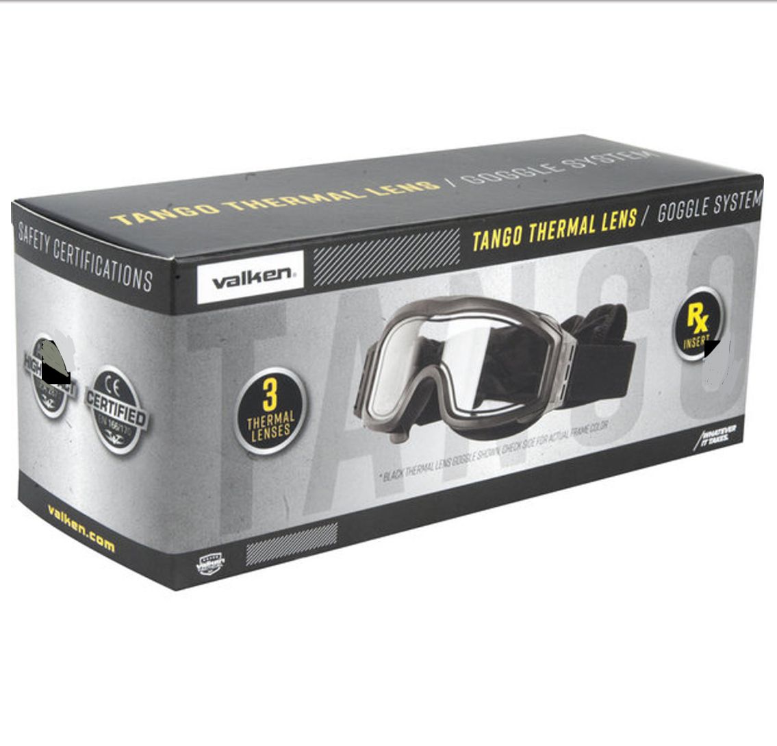Valken Tango Paintball Goggles With Dual Pane No Fog Thermal Lenses - Image 3