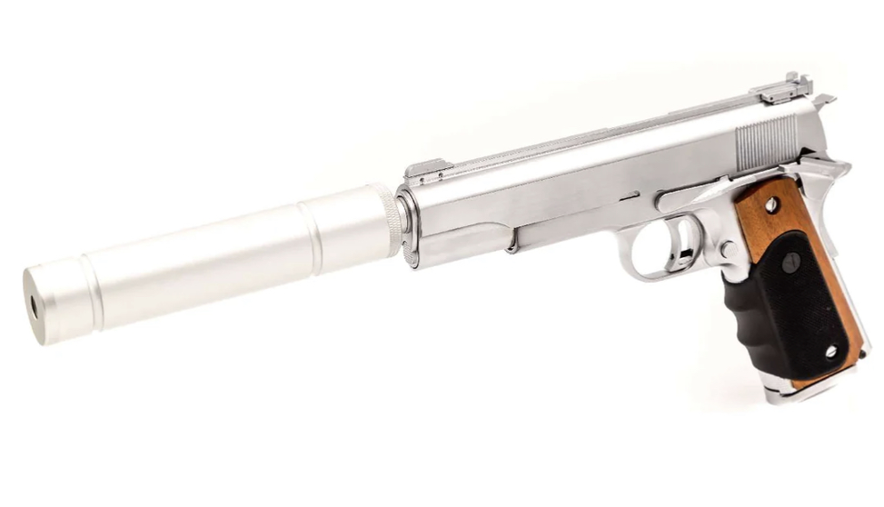 Vorsk Agency VX-9 Airsoft Pistol Chrome/Black - Image 3