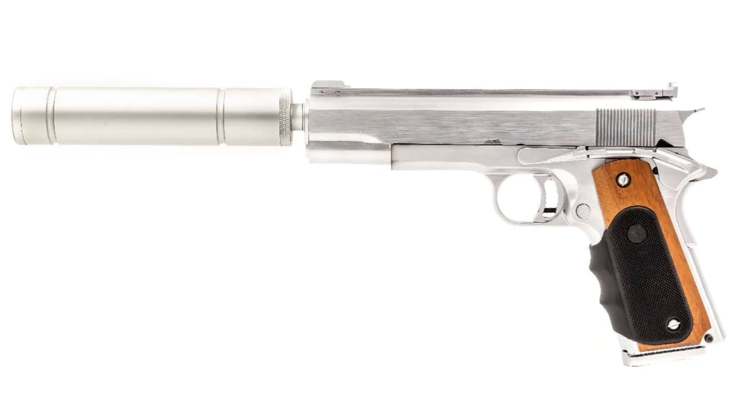 Vorsk Agency VX-9 Airsoft Pistol Chrome/Black - Image 4