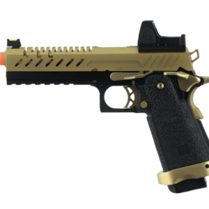 Vorsk Hi-Capa 5.1 Airsoft Pistol Black/Gold + BDS