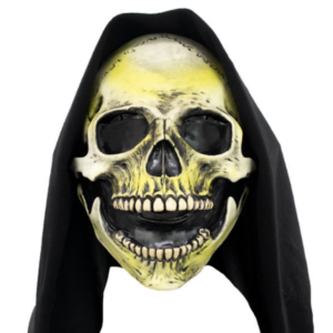 Zombie Shoot Mask - Hooded Grim Skull